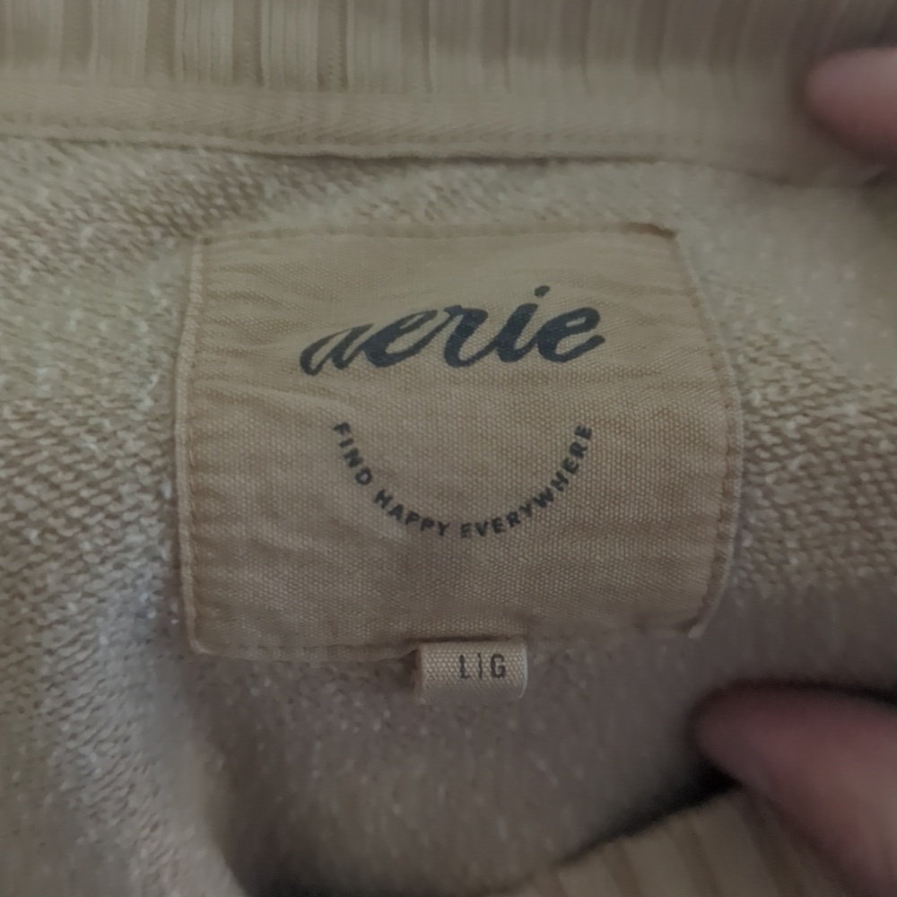 Aerie Down To Earth Thick Crewneck Sweatshirt Size Woman's XL - Picture 5 of 5